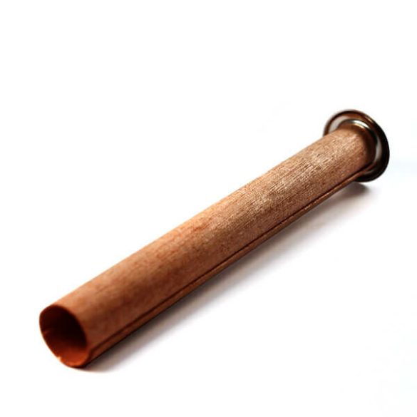 Wooden Cylinder Wick With Metal Clip - 12 Cm, 1 Pc