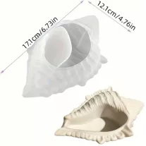 Óriás kagyló szilikon öntőforma