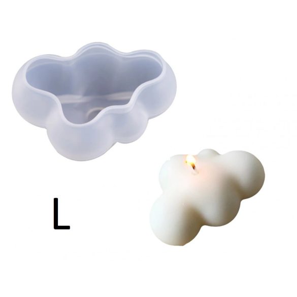 Felhő szilikon öntőforma L