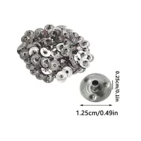 100 db fém kanóc talp - 1.25 cm átmérő