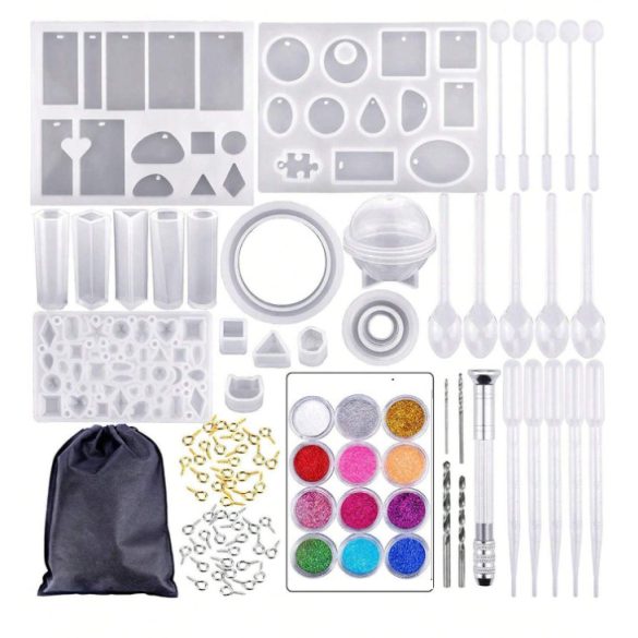 Huge Jewelry Making Silicone Mold Set - 35 Pieces