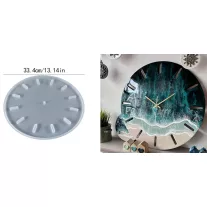 Nagy óra szilikon öntőforma - 33,5 cm