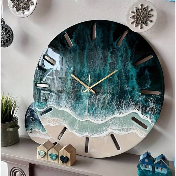 Nagy óra szilikon öntőforma - 33,5 cm