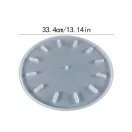 Nagy óra szilikon öntőforma - 33,5 cm