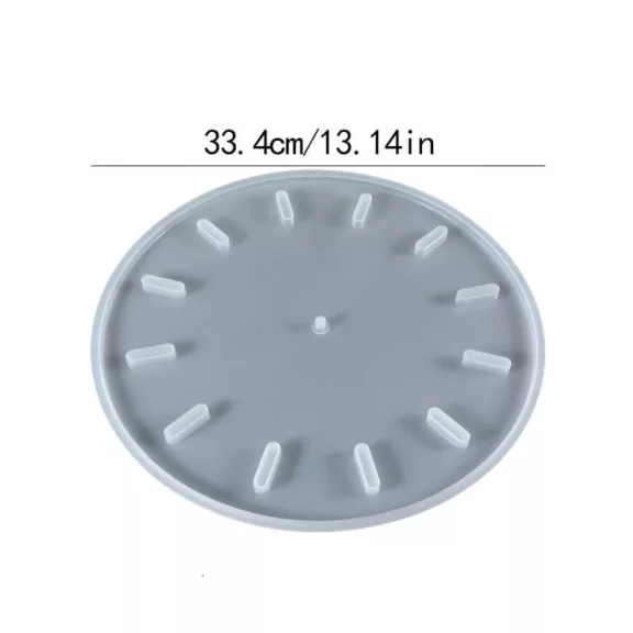 Nagy óra szilikon öntőforma - 33,5 cm