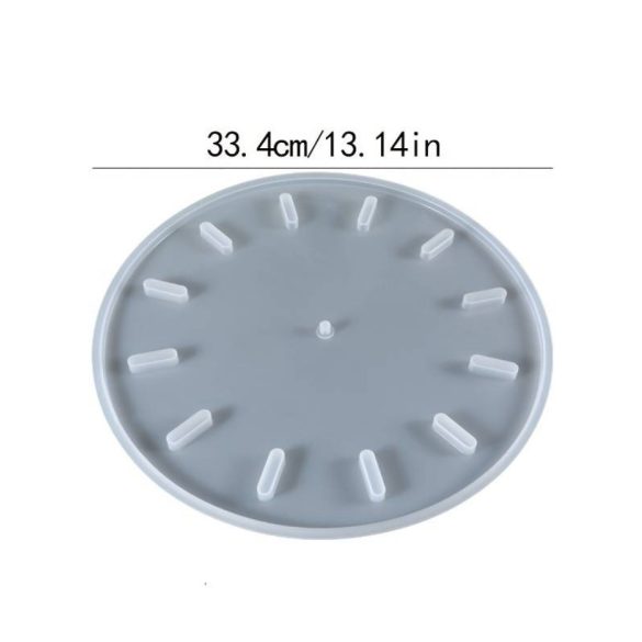 Nagy óra szilikon öntőforma - 33,5 cm