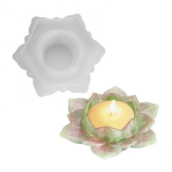 Lotus Shaped Candle Holder Silicone Mold