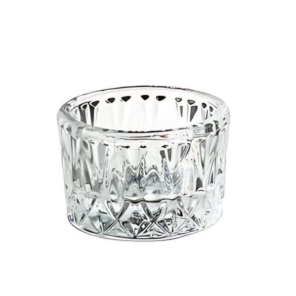 Elegáns gyertyatégely, mécsestartó - 5x3,5 cm