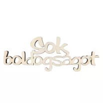 5 db fa felirat - Sok boldogságot