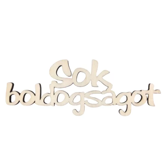 5 db fa felirat - Sok boldogságot