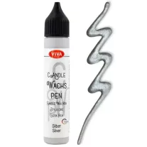 Ezüst gyertyafestő toll - 28 ml