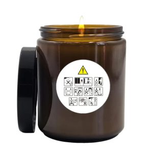 96 db gyertya biztonsági matrica - használatra vonatkozó