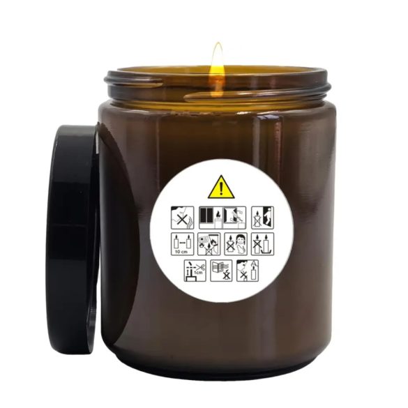 96 db gyertya biztonsági matrica - használatra vonatkozó