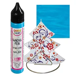 Gyertyafestő toll, 28 ml - világoskék