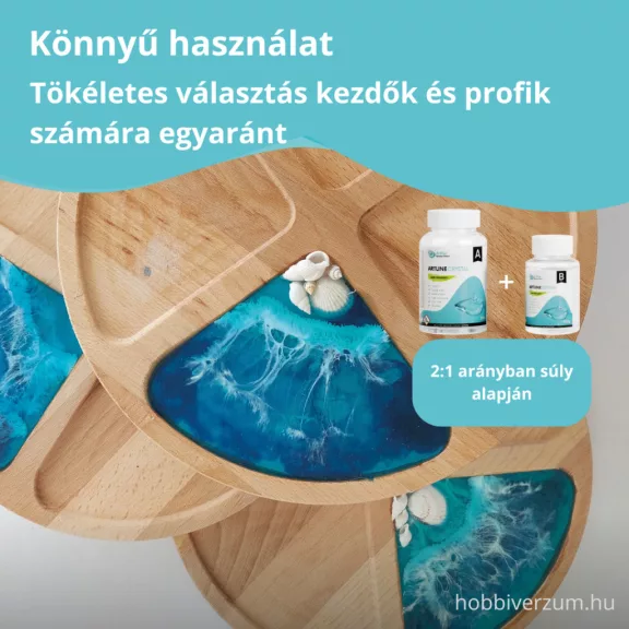 Artline Crystal Epoxy Resin készlet - kisebb öntvényekhez - 0,15 kg