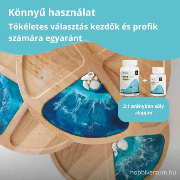 Artline Crystal Epoxy Resin készlet - kisebb öntvényekhez - 0,15 kg