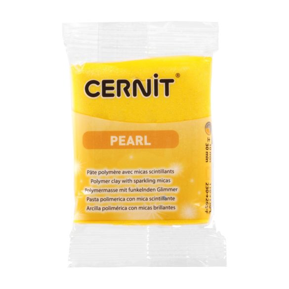 Cernit süthető gyurma, pearl, 56 g - sárga