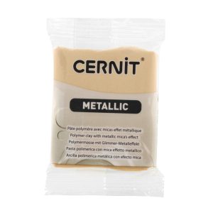 Cernit polymer clay, metal, 56g - champagne
