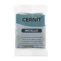 Cernit süthető gyurma, metál, 56g - türkiz arany