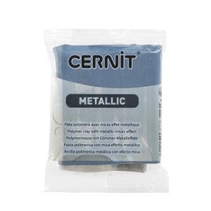 Cernit polymer clay, metal, 56g - steel