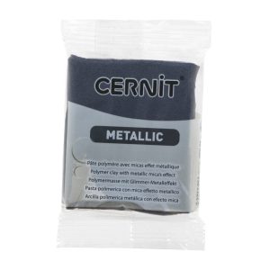 Cernit polymer clay, metal, 56g - hematite