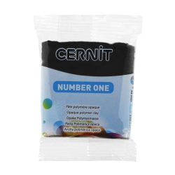 Cernit süthető gyurma n°1, 56 g - fekete