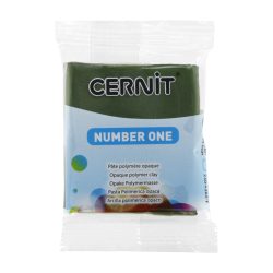 Cernit polymer clay n°1, 56 g - olive