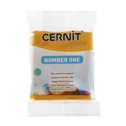 Cernit polymer clay n°1, 56 g - ocher yellow