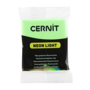 Cernit polymer clay, 56g - neon green