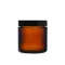 Barna üvegtégely fedővel - 120 ml