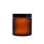 Amber Glass Jar With Lid - 120 ML