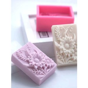 Virágos tömb szilikon öntőforma