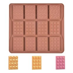   Táblás csokoládé szilikon forma - hagyományos és pöttyös csokik
