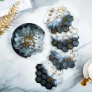 Geode Coaster Silicone Mold - 4 Pcs