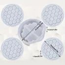 Geode Coaster Silicone Mold - 4 Pcs