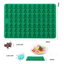 Fenyő és mézeskalács illatviasz öntőforma