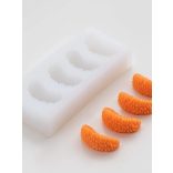 Narancs szelet szilikon öntőforma gyertya/illatviasz készítéséhez