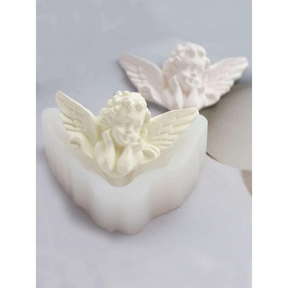 Könyöklő angyal szilikon öntőforma