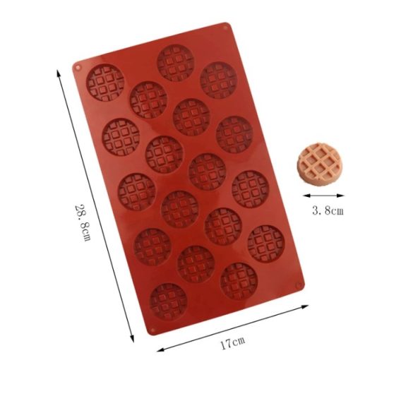 Gofri formájú szilikon öntőforma