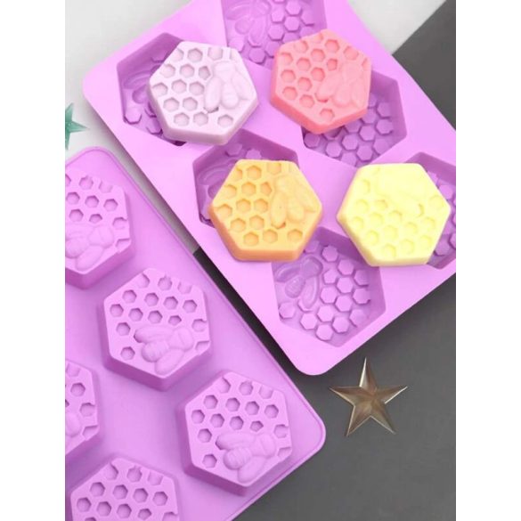 Méhecskés szilikon öntőforma