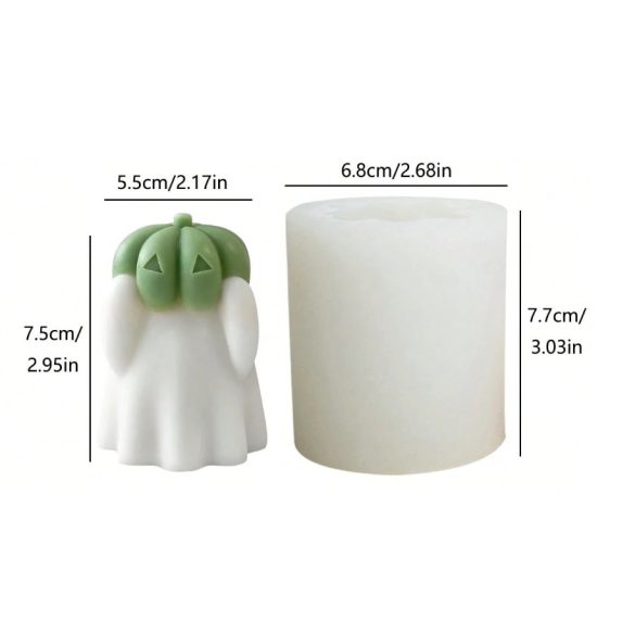 Tökfej szellem szilikon öntőforma