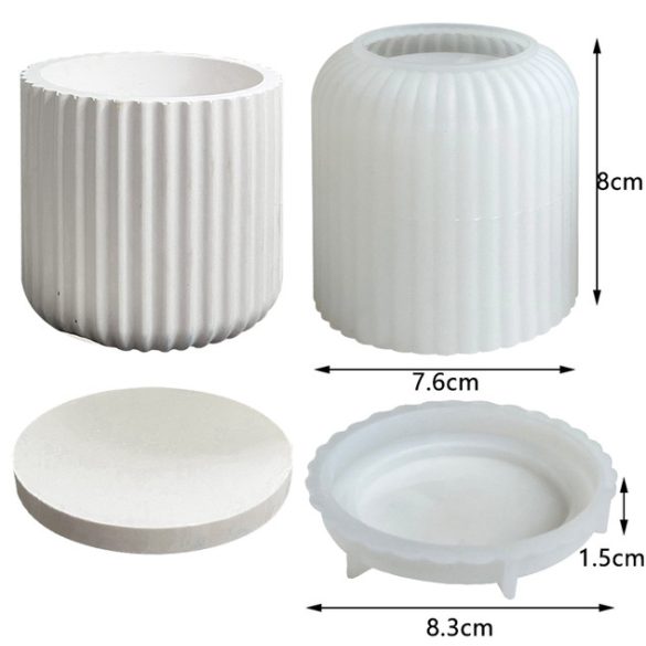 Tároló szilikon öntőforma IV.