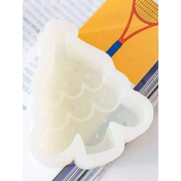 Karácsonyfa szilikon öntőforma II.