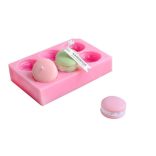Tálcás macaron szilikon öntőforma 