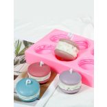 Tálcás macaron szilikon öntőforma 