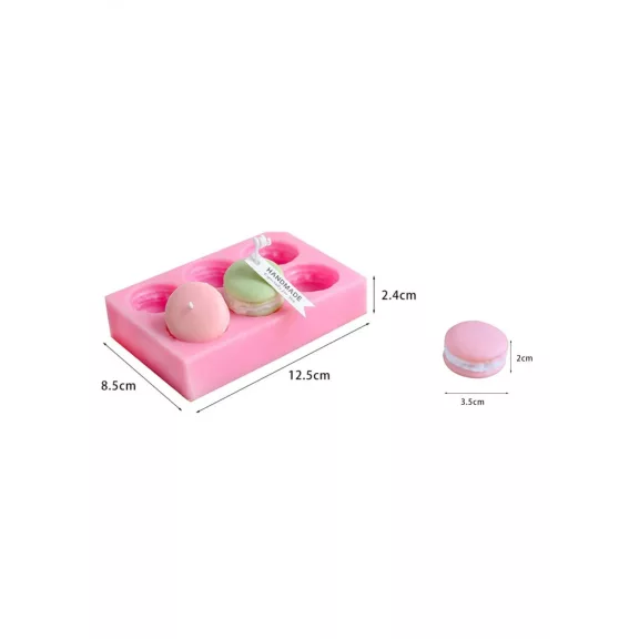 Tálcás macaron szilikon öntőforma 
