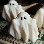 Cuki szellem szilikon öntőforma Halloween dekorációhoz