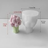 Tulipáncsokor szilikon öntőforma