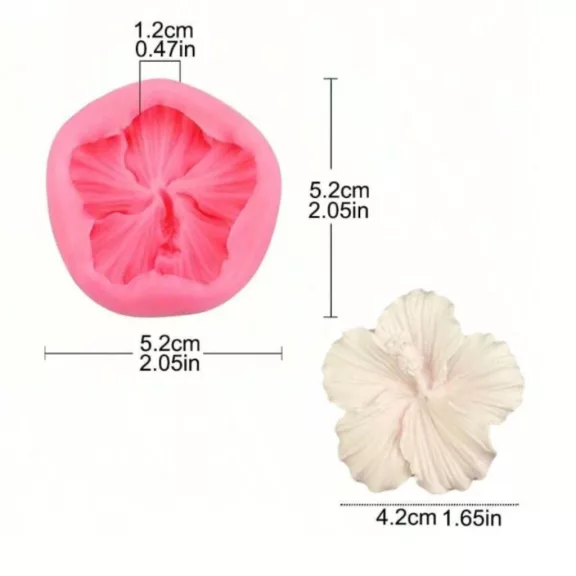 Hibiszkusz virág öntőforma