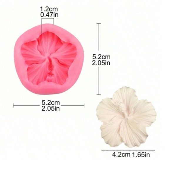 Hibiszkusz virág öntőforma